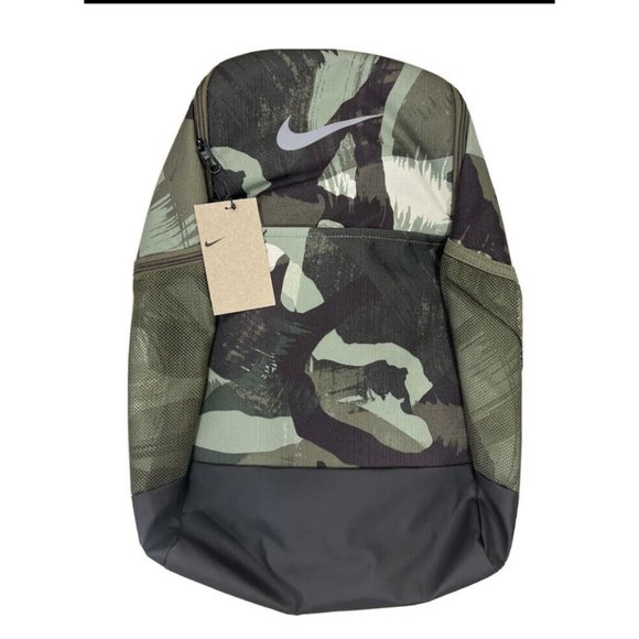 nike white camo backpack